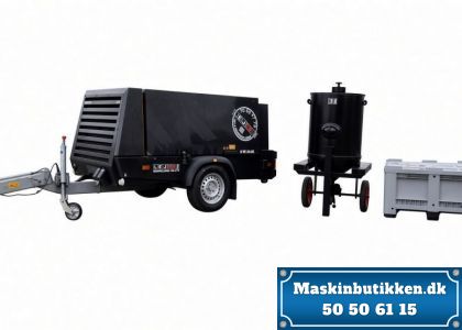  Kaeser M82 Mobil kompressor med Clemco sandblæser 