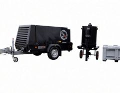  Kaeser M82 Mobil kompressor med Clemco sandblæser 