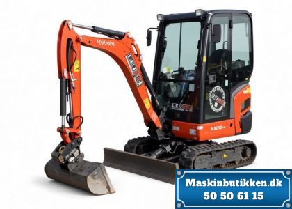 Minigraver Kubota KX19-4 med Compact tilt årgang 2024