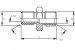 1/2 x 1/4 BSP Reducerings bryst nippel 