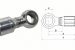1/4 BSP Hydraulik Preskobling Banjo Bolt 