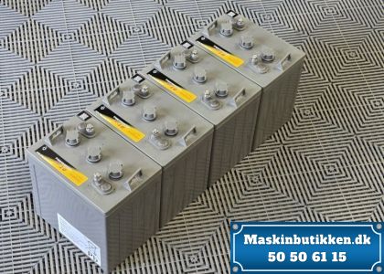 4 stk. 6V Batteri (225Ah/20h.) Lift batteri 