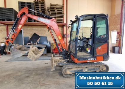 Kubota KX27-4 Minigraver med Compact tilt