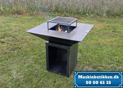 Shelter Grill i Korten stål