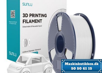 3D Filament PETG Hvid Sunlu 1 kg.