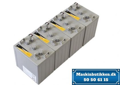 4 stk. 6V Batteri (225Ah/20h.) Lift batteri 