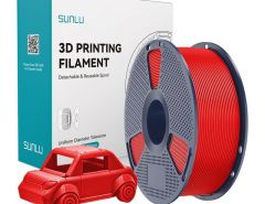 3D Filament PETG Rød Sunlu 1 kg.