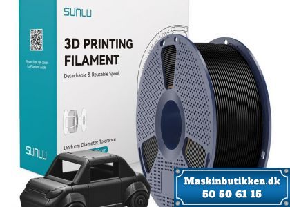 3D Filament PETG Sort Sunlu 1 kg.