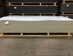 Hvide Plastplader 2400 x 1200 x 6 mm 