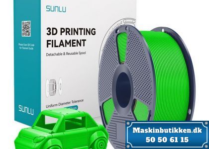 3D Filament PETG Grøn Sunlu 1 kg.