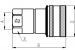 Hydraulik Lynkobling 1/2 BSP (HUN)
