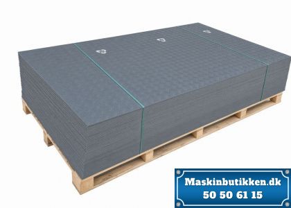 40 stk. Plastkøreplade 3000x1500x10mm uden håndtag
